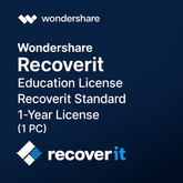 Wondershare Recoverit Education License Recoverit Standard 1 Year License (1 PC)